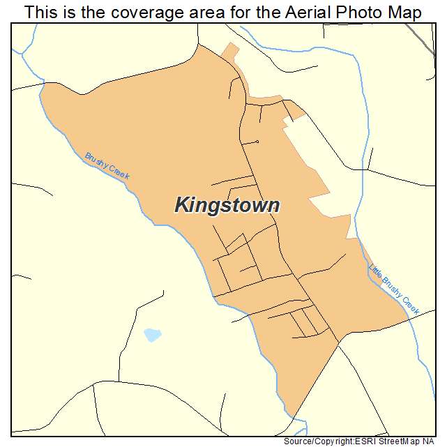 Kingstown, NC location map 