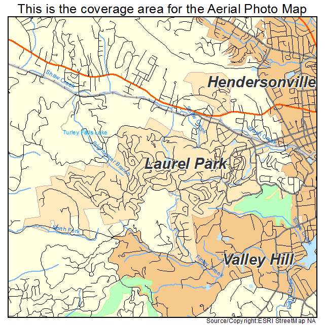 Laurel Park, NC location map 