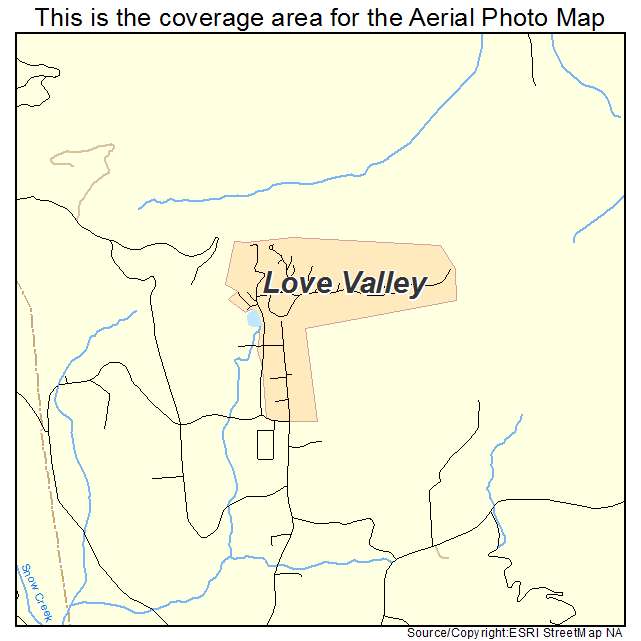 Love Valley, NC location map 
