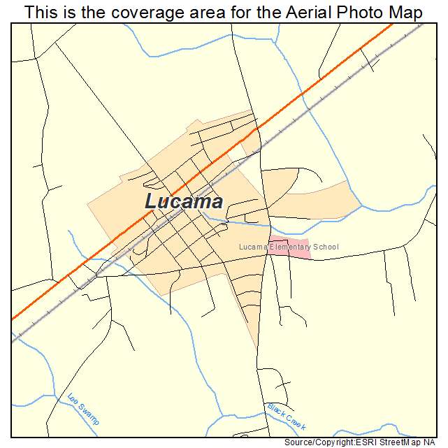 Lucama, NC location map 