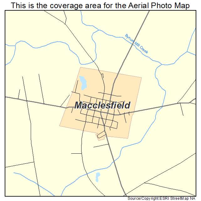 Macclesfield, NC location map 