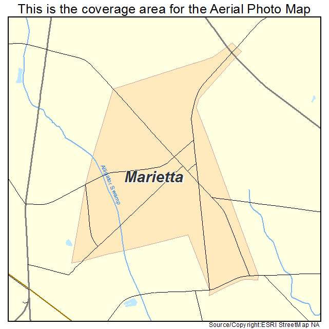 Marietta, NC location map 