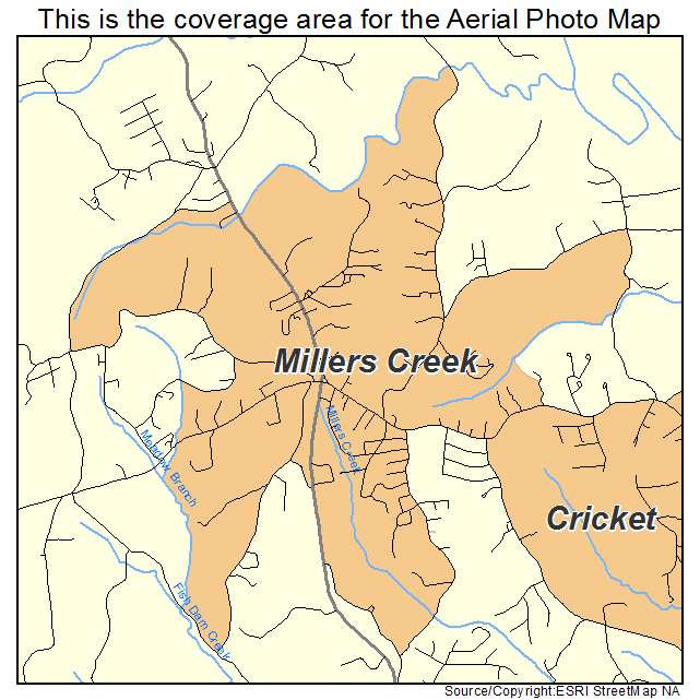 Millers Creek, NC location map 