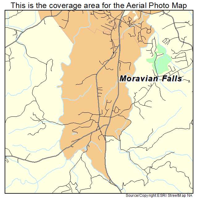 Moravian Falls, NC location map 
