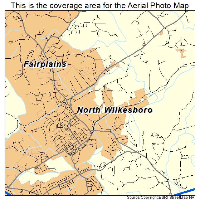 North Wilkesboro, NC location map 