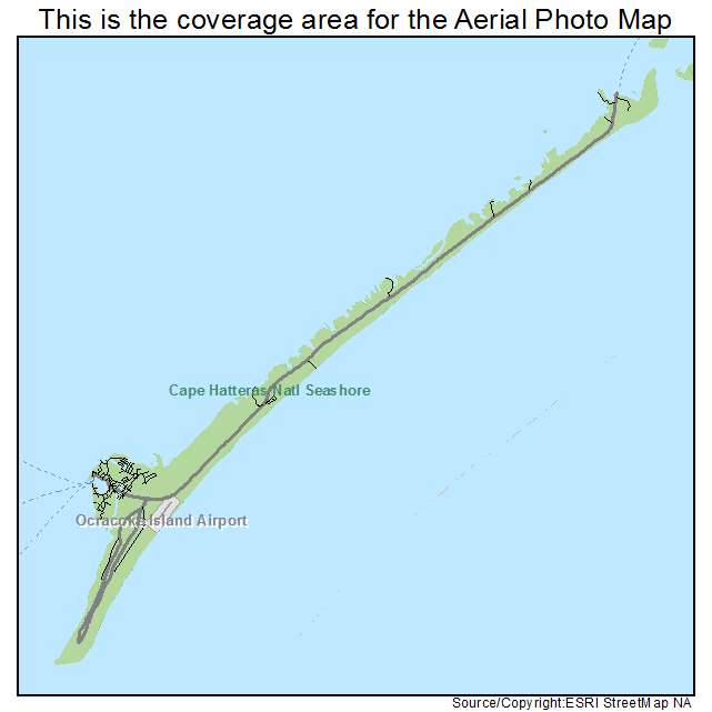 Ocracoke, NC location map 