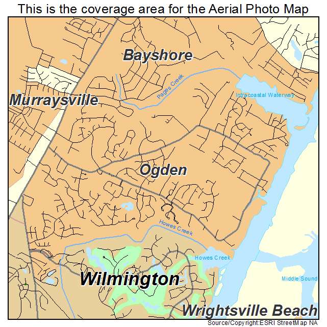 Ogden, NC location map 