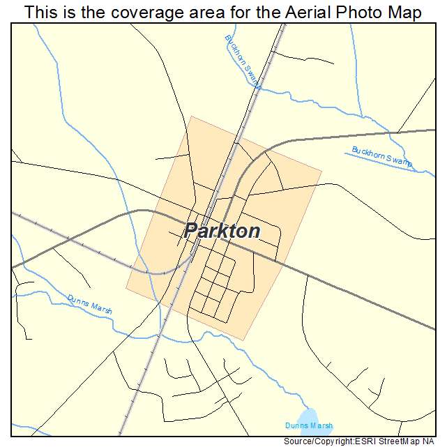 Parkton, NC location map 