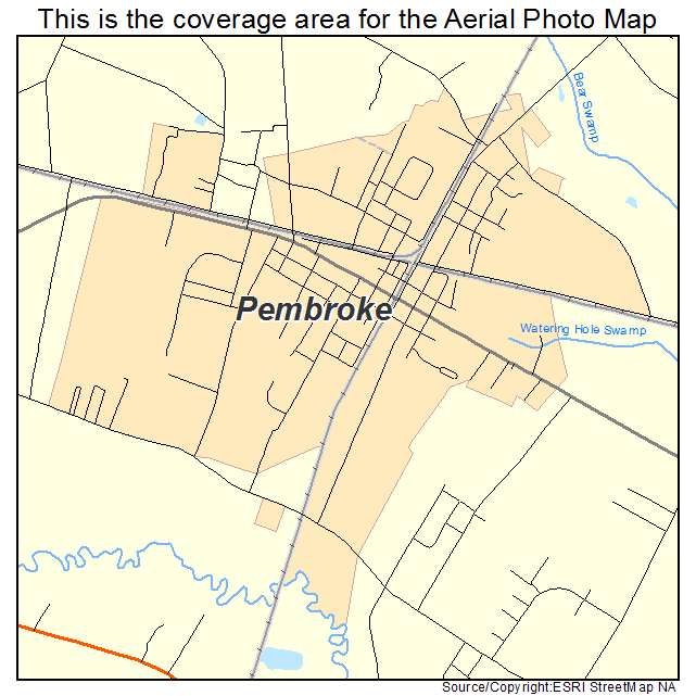 Pembroke, NC location map 