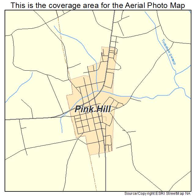 Pink Hill, NC location map 