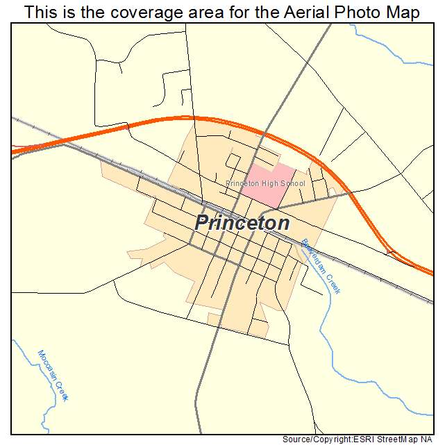 Princeton, NC location map 