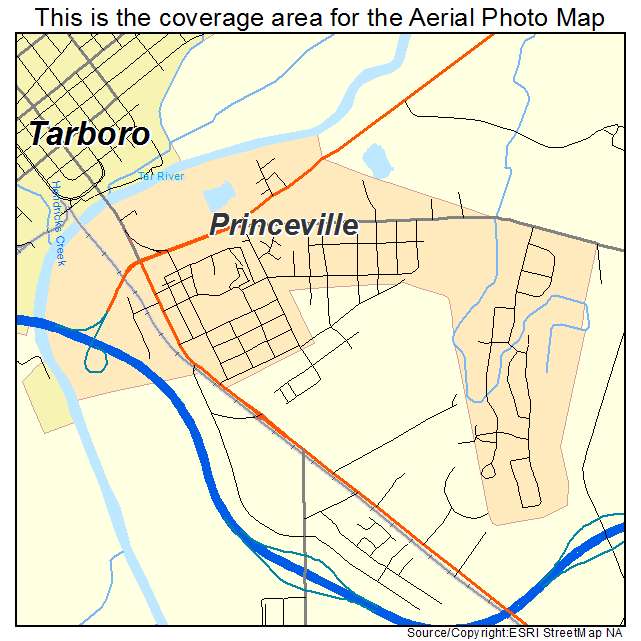 Princeville, NC location map 