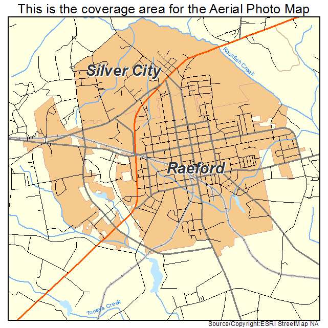 Raeford, NC location map 