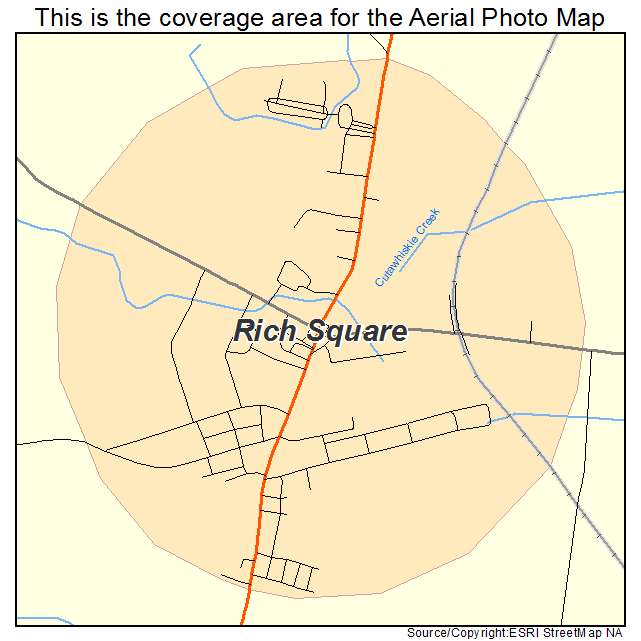 Rich Square, NC location map 