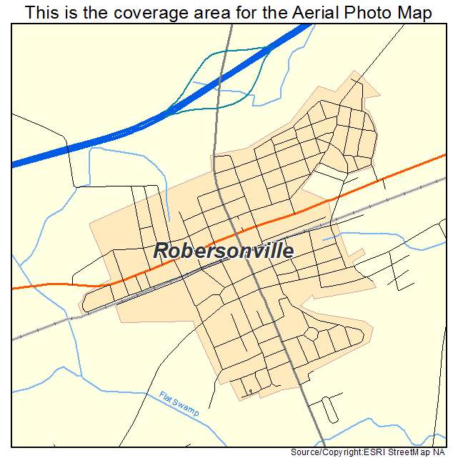 Robersonville, NC location map 