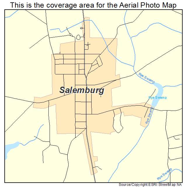 Salemburg, NC location map 