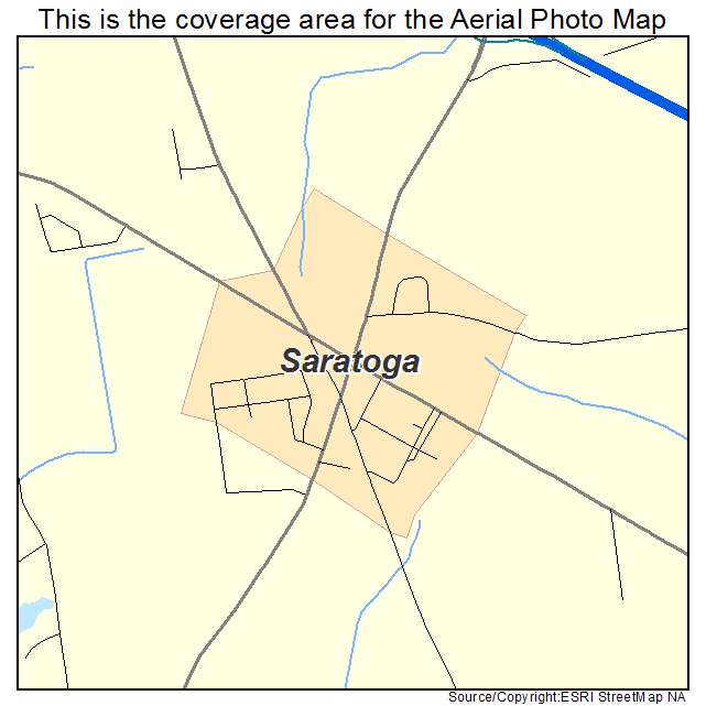 Saratoga, NC location map 