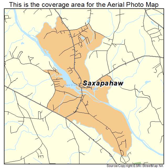 Saxapahaw, NC location map 