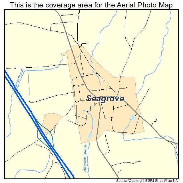 Seagrove, NC location map 
