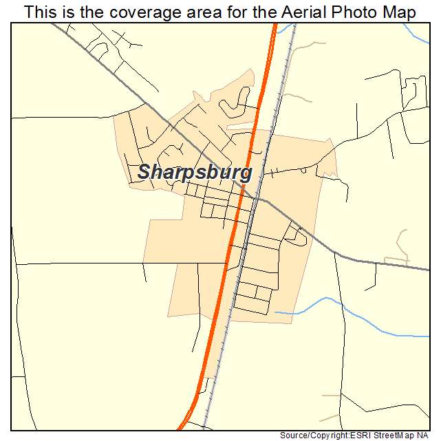 Sharpsburg, NC location map 