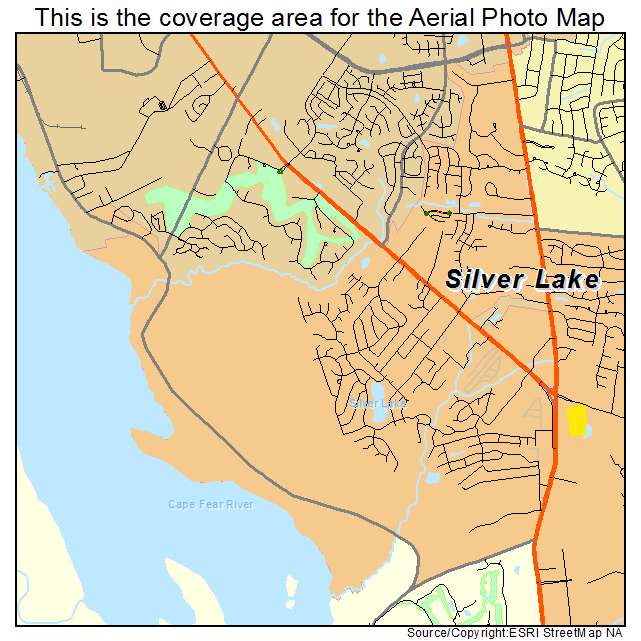 Silver Lake, NC location map 