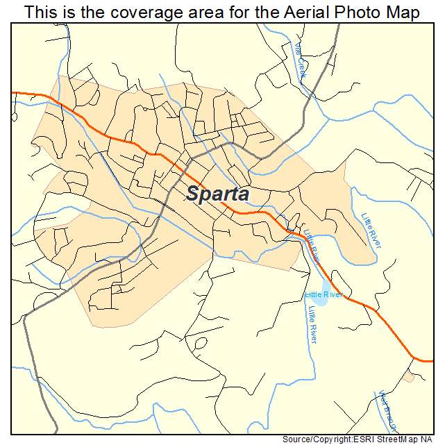 Sparta, NC location map 