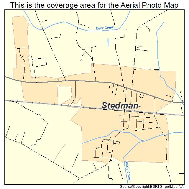 Stedman, NC location map 