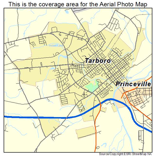 Tarboro, NC location map 