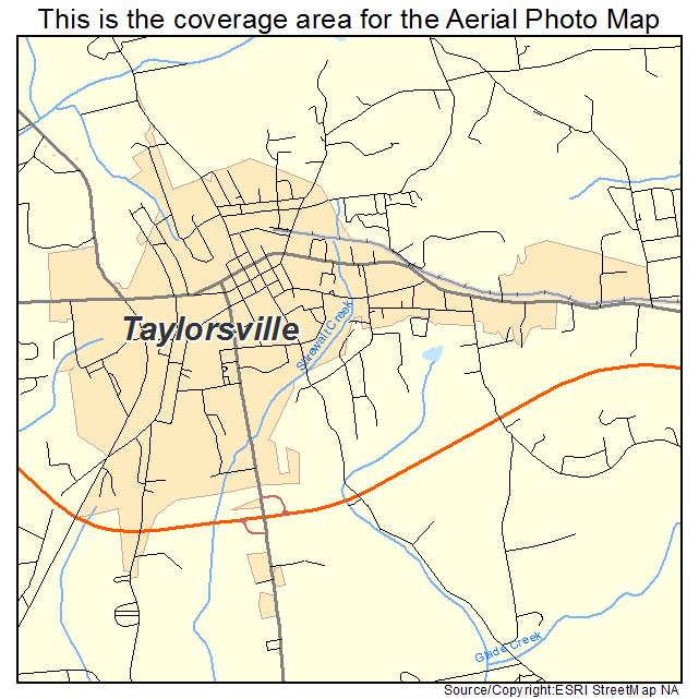 Taylorsville, NC location map 