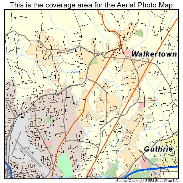 Walkertown, NC location map 