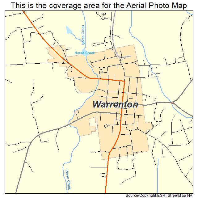 Warrenton, NC location map 