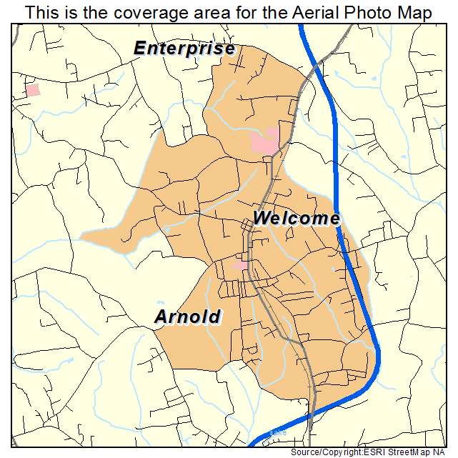 Welcome, NC location map 