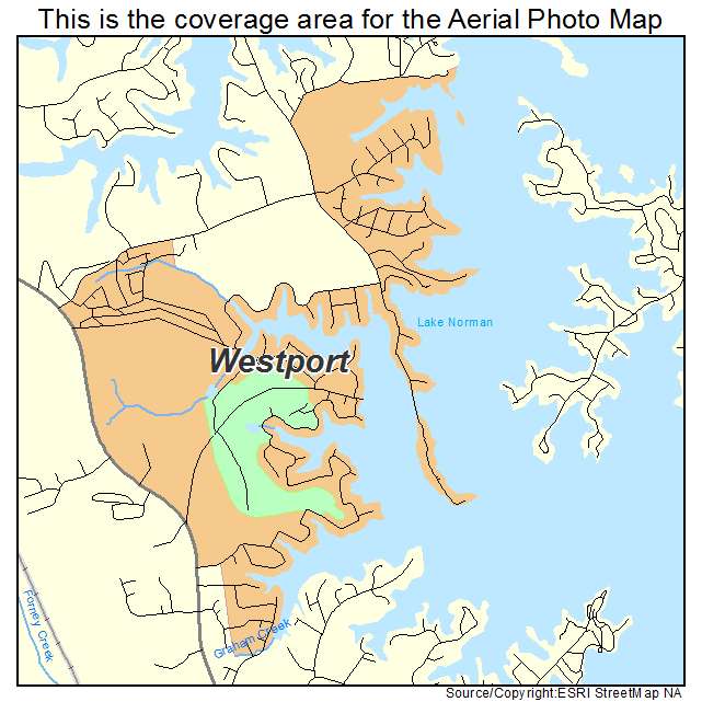 Westport, NC location map 