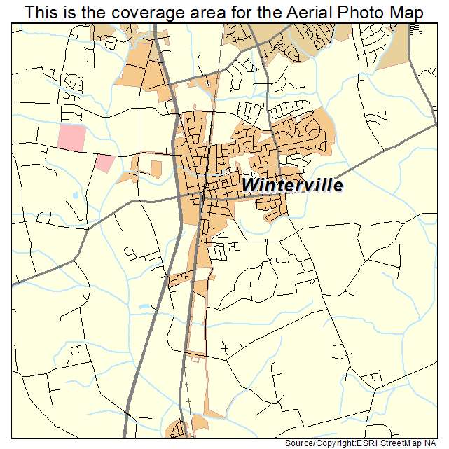 Winterville, NC location map 