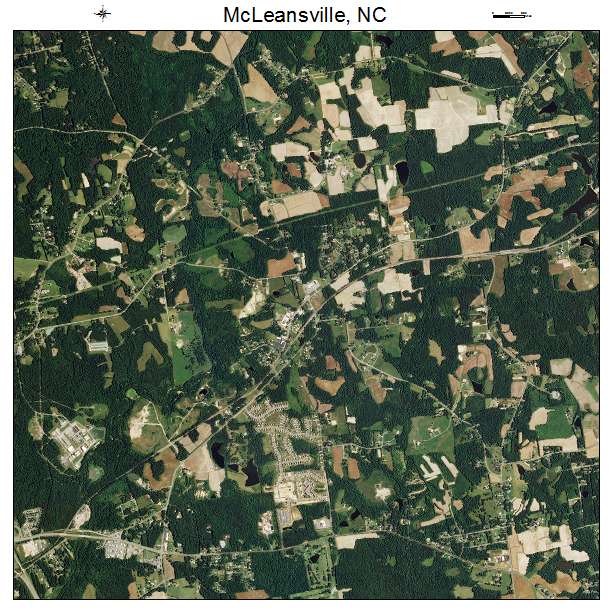 McLeansville, NC air photo map