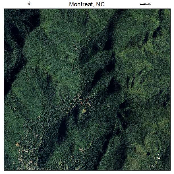 Montreat, NC air photo map