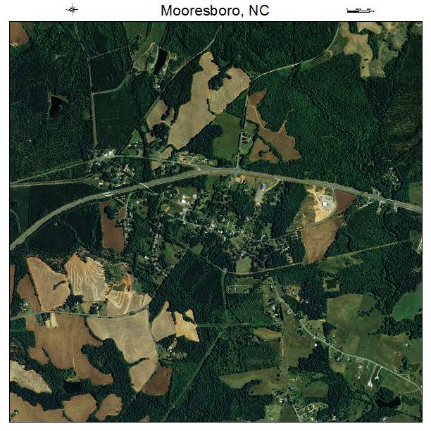Mooresboro, NC air photo map