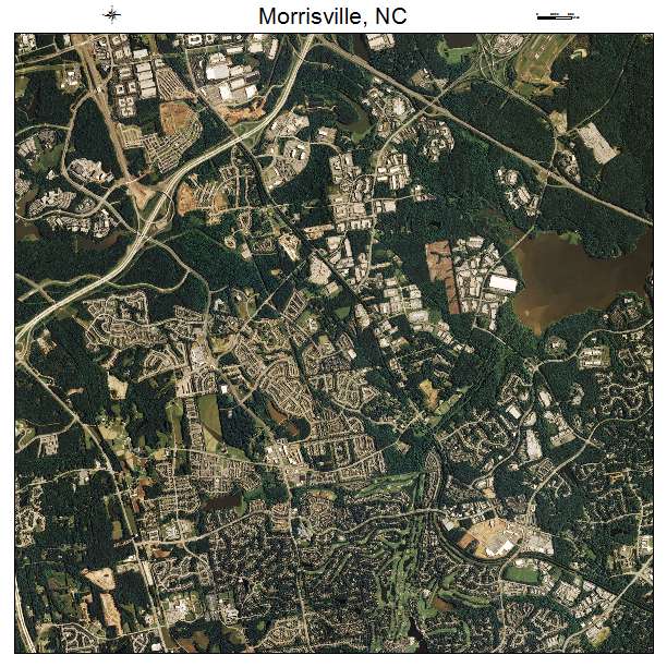 Morrisville, NC air photo map