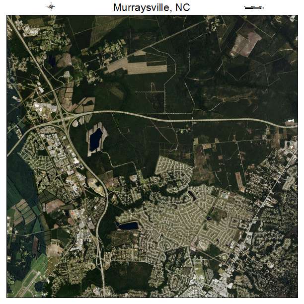 Murraysville, NC air photo map