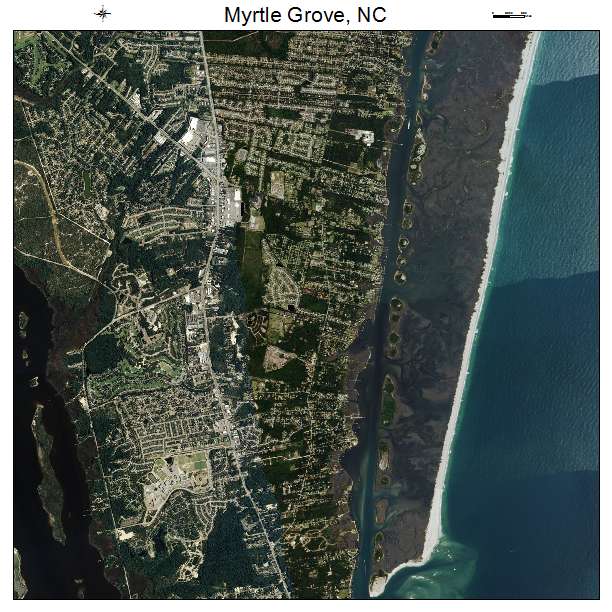 Myrtle Grove, NC air photo map