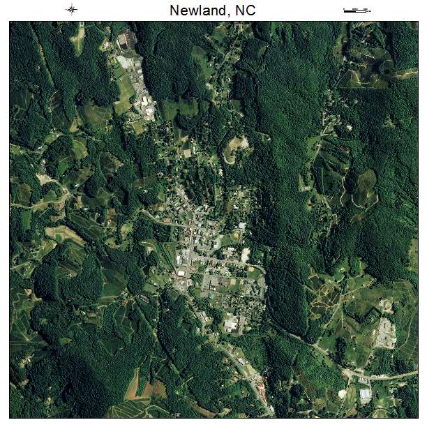 Newland, NC air photo map