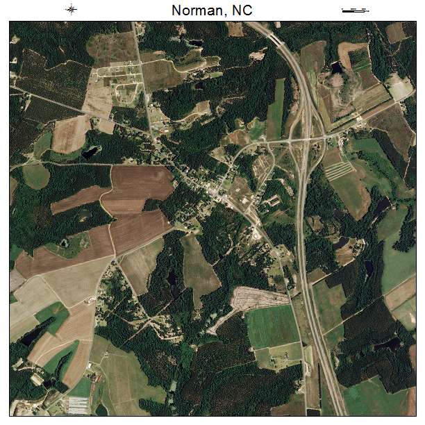 Norman, NC air photo map