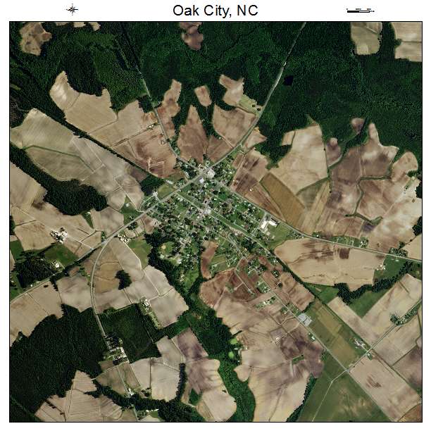 Oak City, NC air photo map