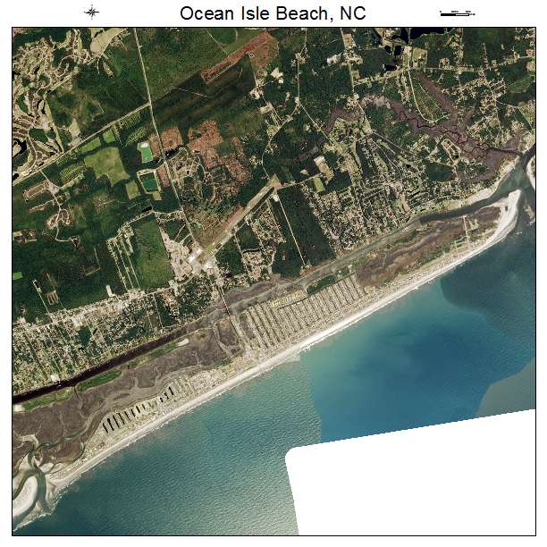 Ocean Isle Beach, NC air photo map