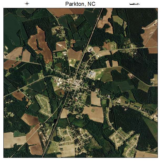 Parkton, NC air photo map