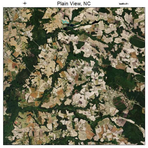 Plain View, NC air photo map