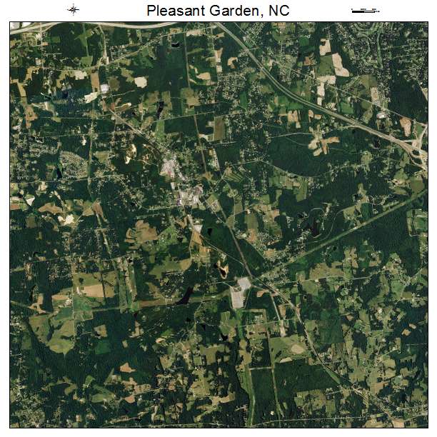Pleasant Garden, NC air photo map