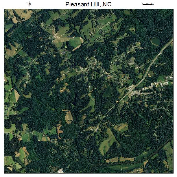 Pleasant Hill, NC air photo map