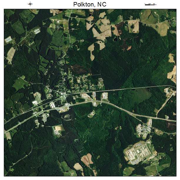 Polkton, NC air photo map