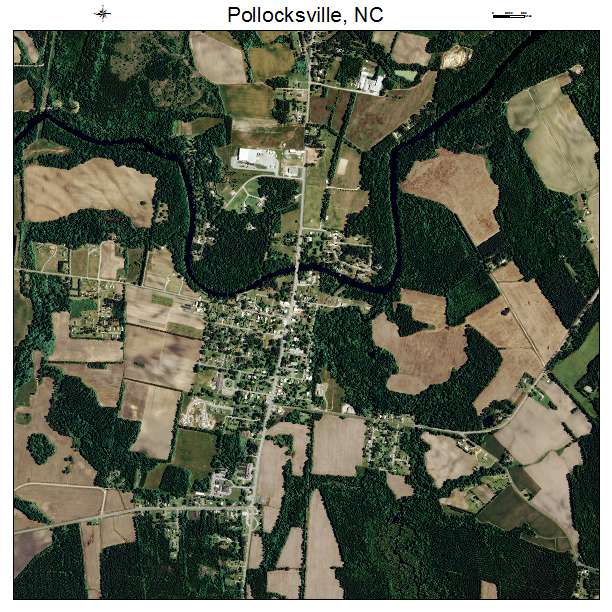 Pollocksville, NC air photo map